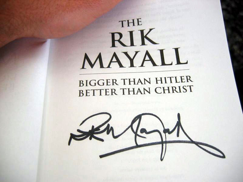 Rik Mayall, an humble guy
