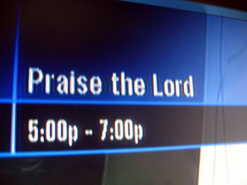 Two hours to praise the Lord.