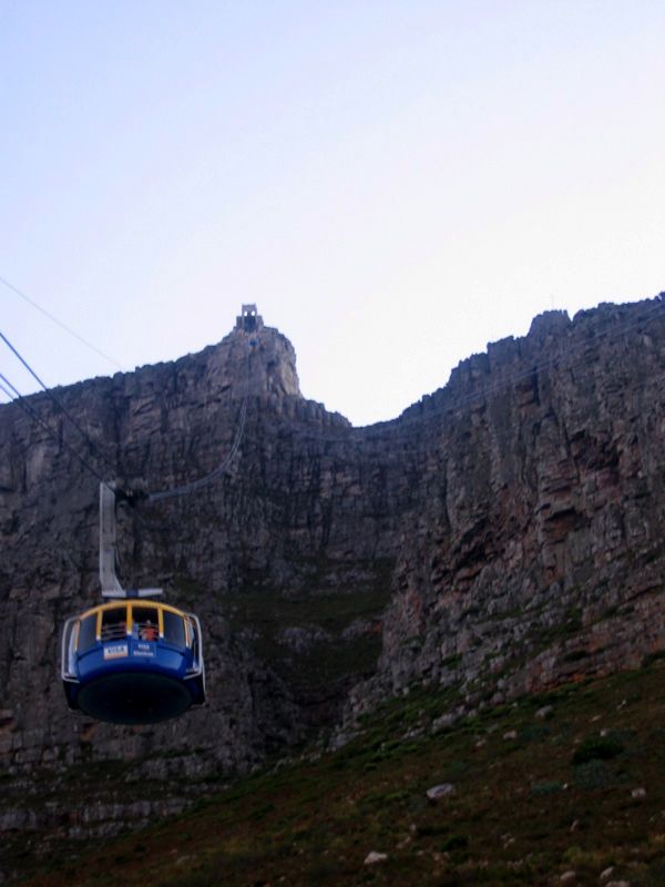 Up to table mountain