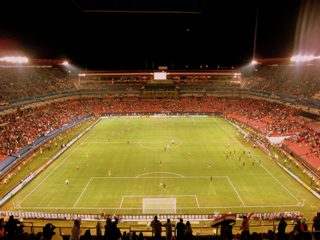 A view from the top tier of Ellis Park