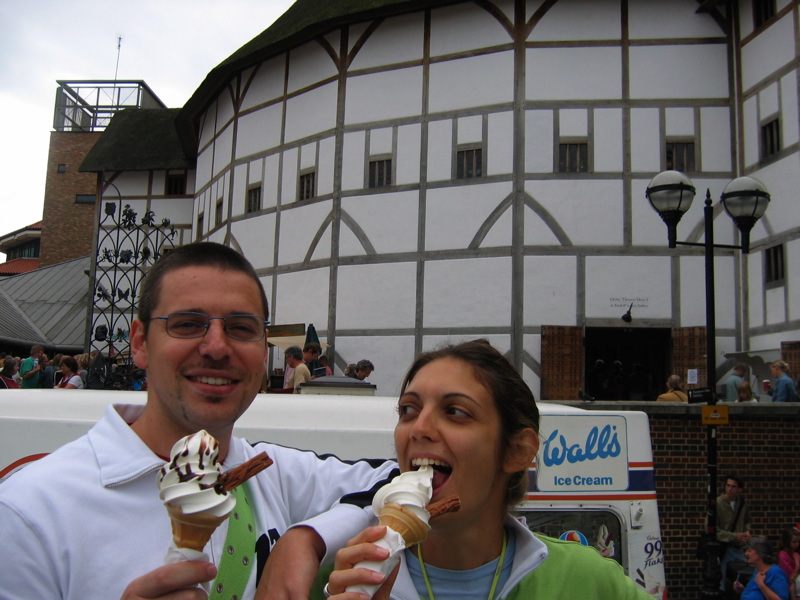 Shakespeare worked there, many years ago, and ate the same icecreams