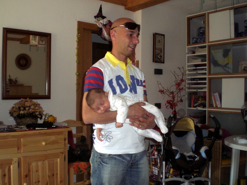 (Andalo) Marco and Tommaso, the new arrival in the extended family