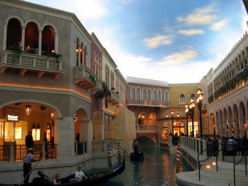 The Venetian Hotel - inside view