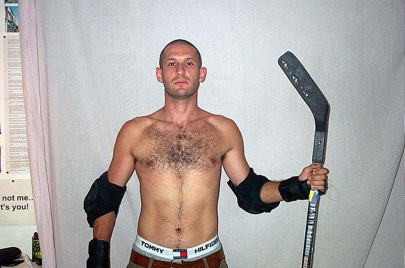 Hockey player, Aug 2003
