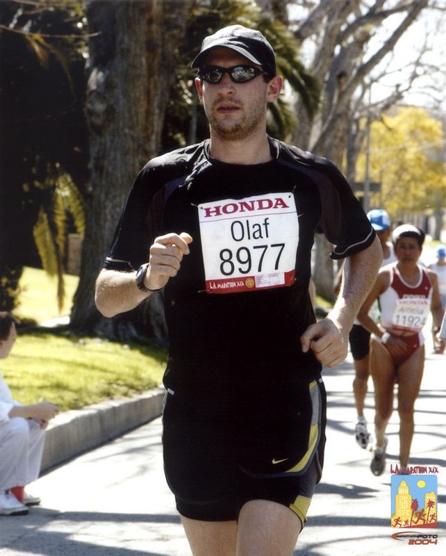 Olaf Olgiati, the running man