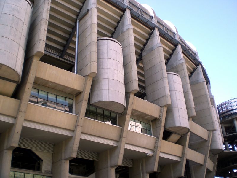 The Bernabeu from outside