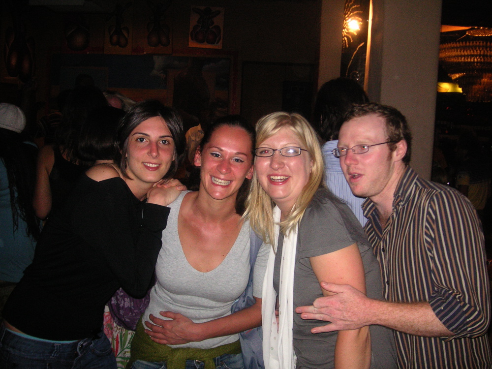 Sara, Olga, Kirsten and a happy Andy