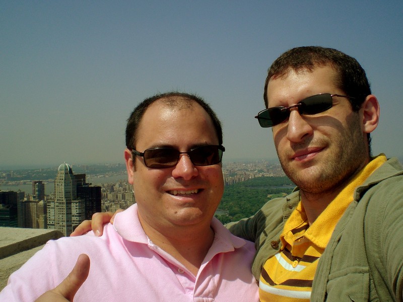 Me and Ian at the top of New York