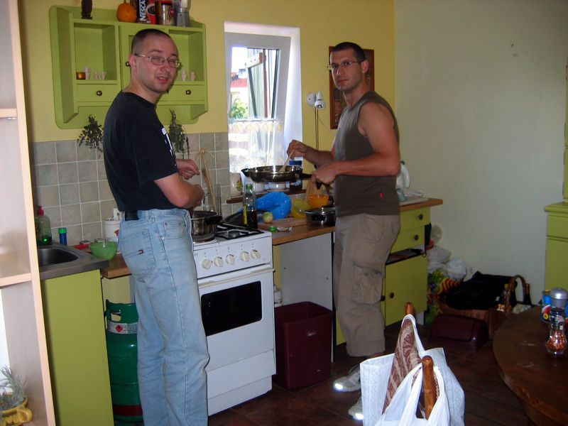Chef Olaf and chef Domenico