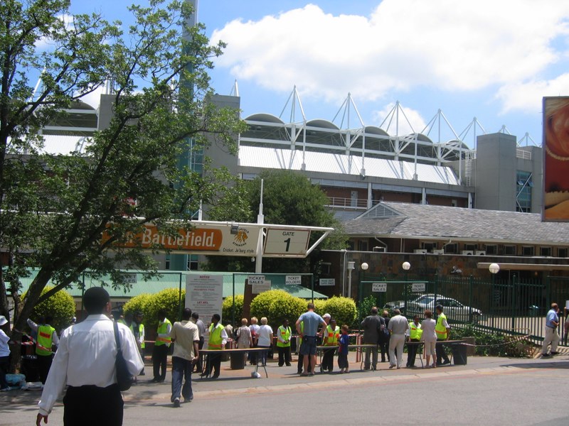Entrance of the stadium