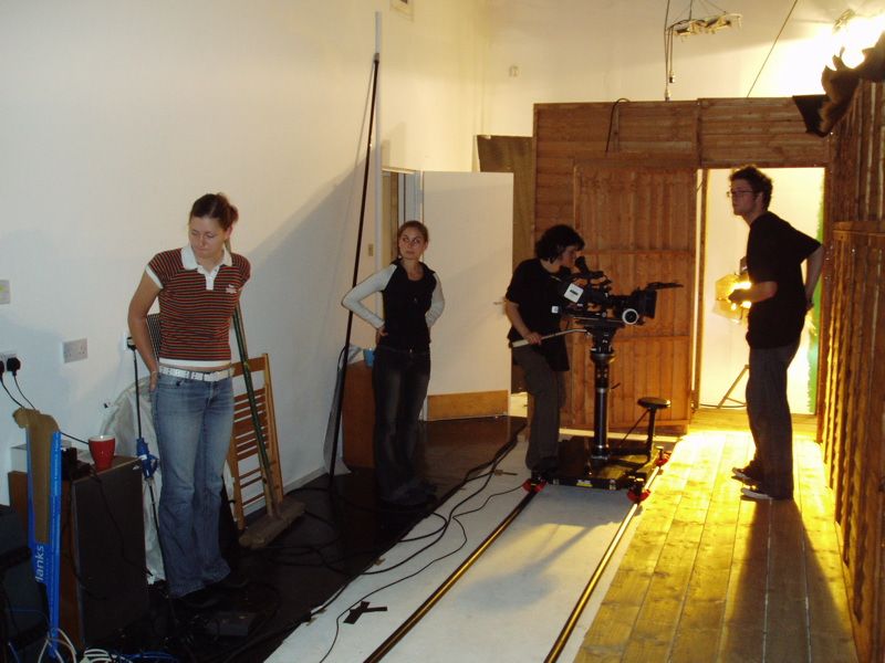 Setting up the dolly